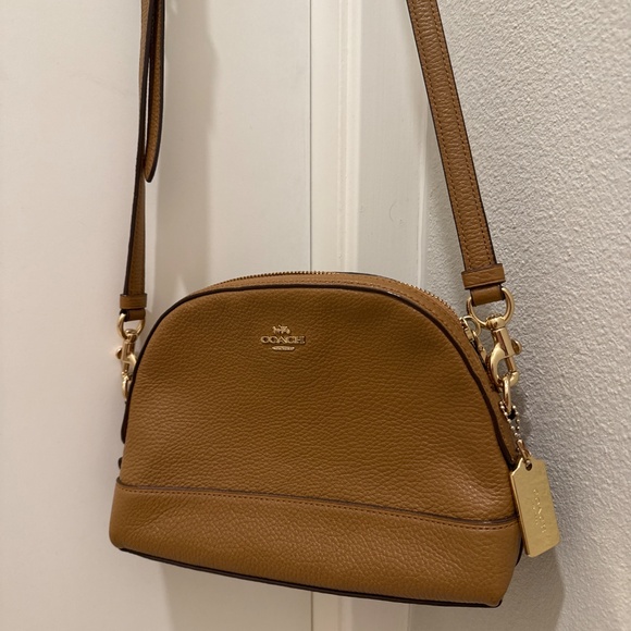 Coach Camel Color Cross Body Bag - Picture 2 of 2